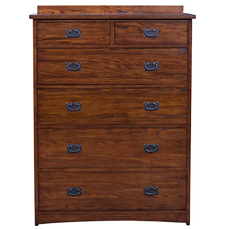 6-Drawer Chest with Felt-Lined Top Drawers